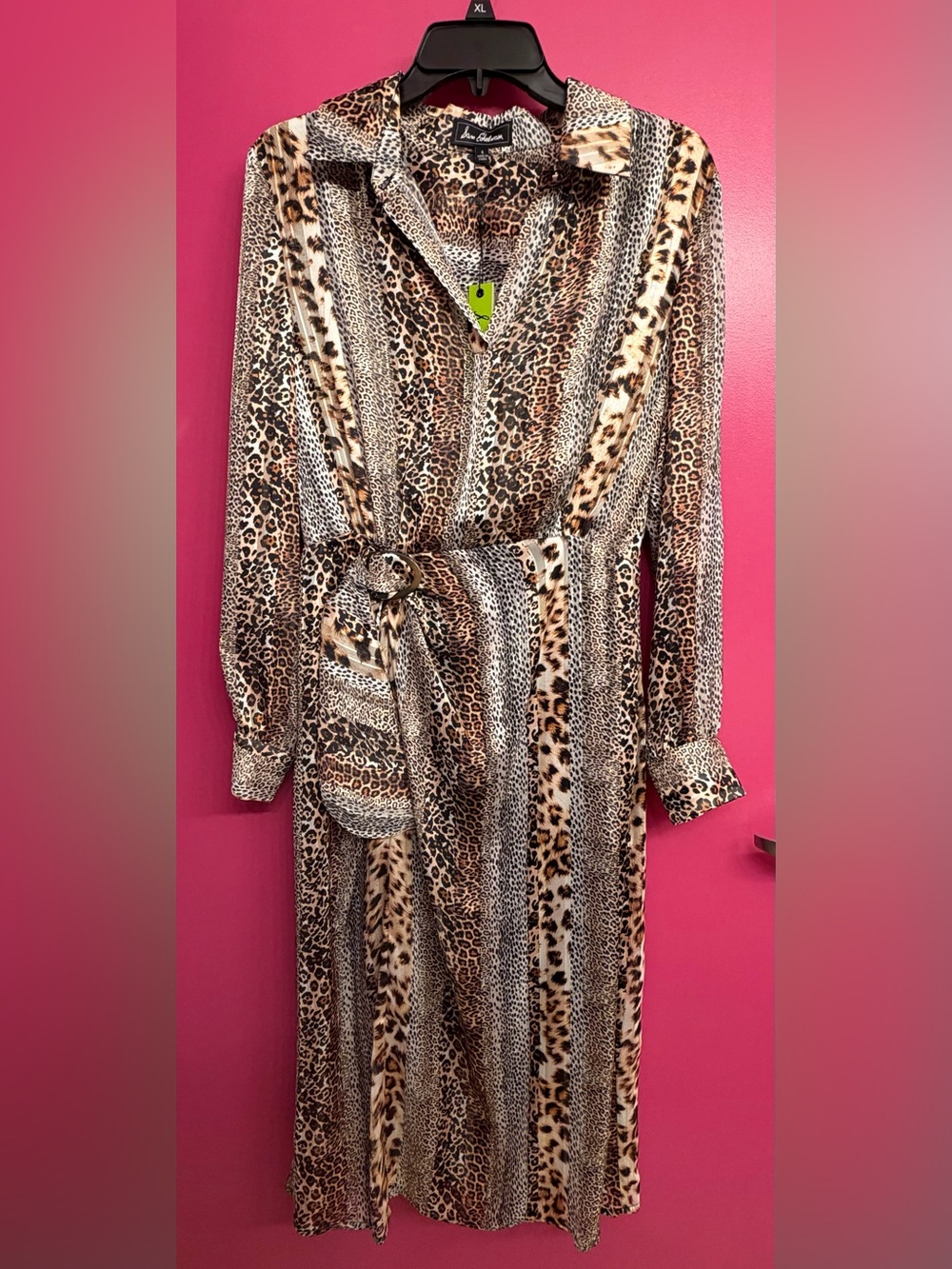 Sam Edelman Leopard Print Blouse in Brown and Tan